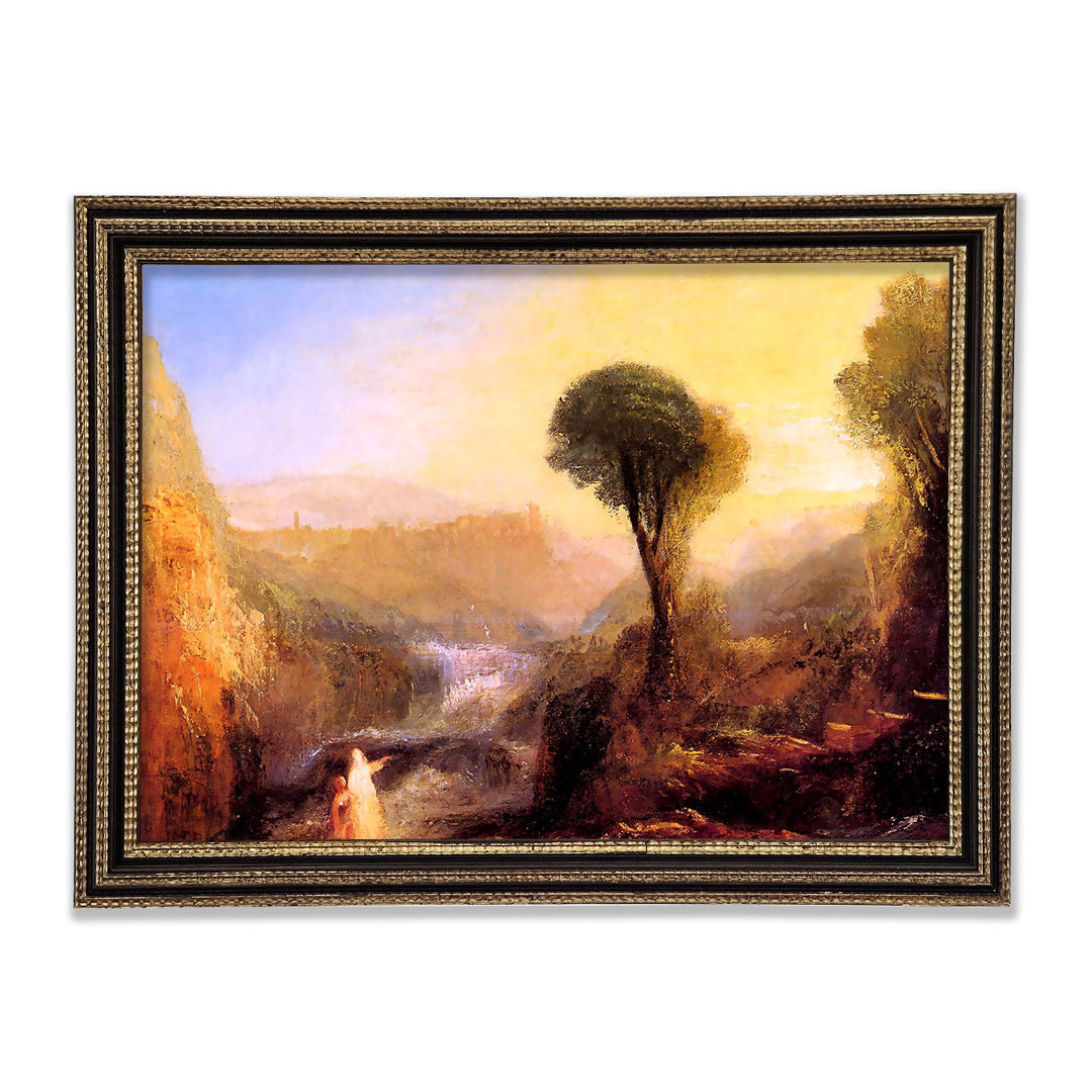 Gerahmtes Leinwandbild Tivoli Tobias And The Engel von Joseph Mallord Turner