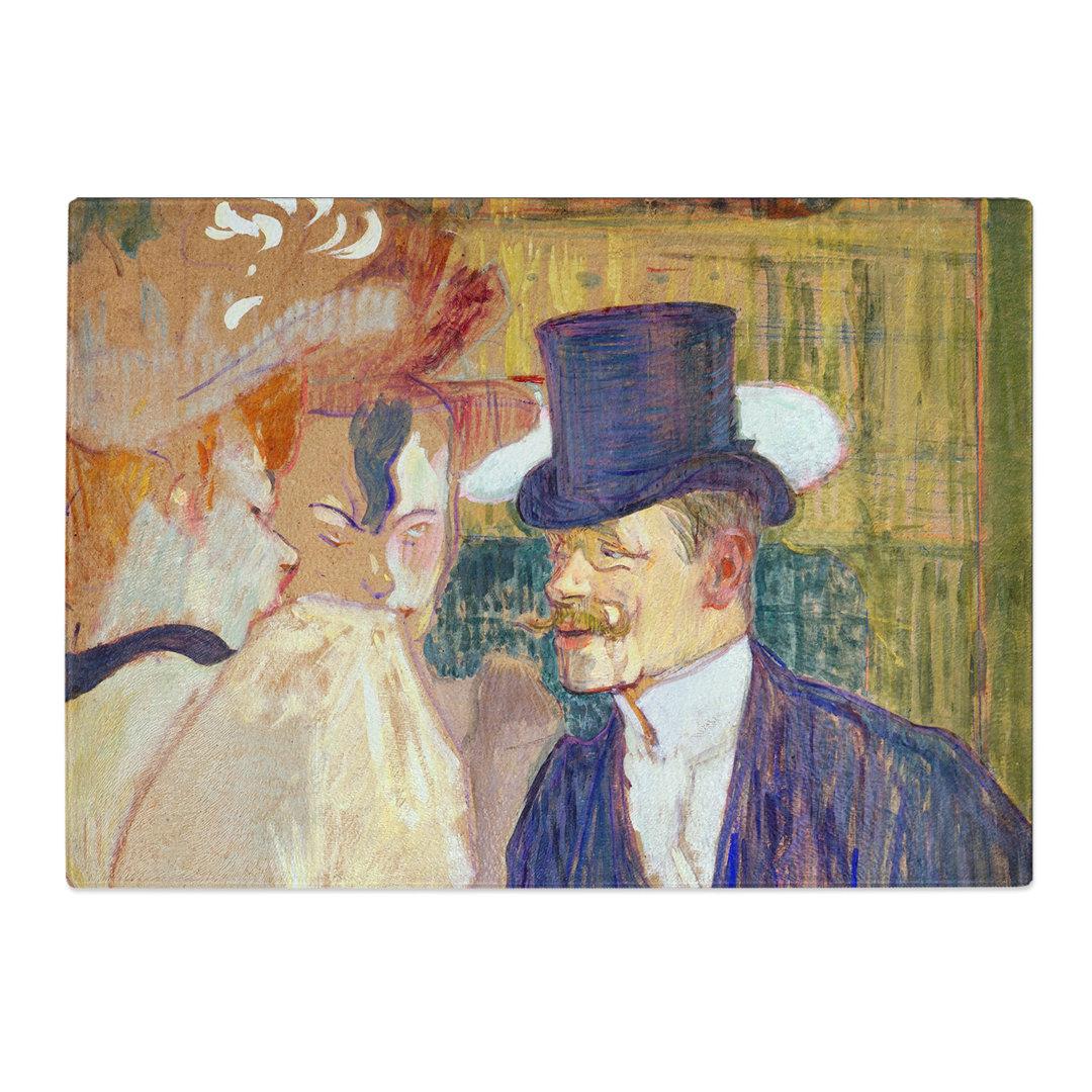 The Englishman by Henri De Toulouse-Lautrec Chopping Board