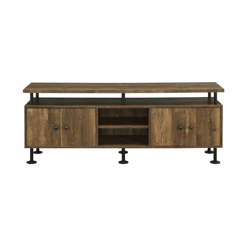 Meuble télé avec tablettes ouvertes Vespucci
