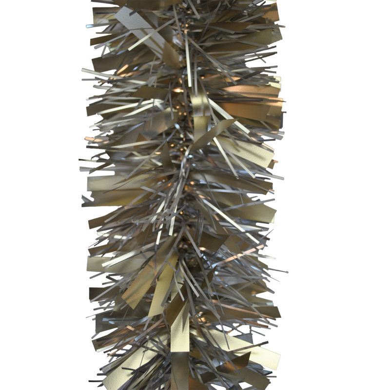 Guirlande 50 'Tinsel Gold, Or/argent