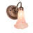 Pink Pond Lily Victorian Armed Sconce