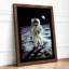 Astronaut On The Moon Modern - Print-1668263522-1668263527