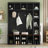 Farmhouse Wooden Hall Tree with 6 Hooks, Storage Bench, Adjustable Shelves, and Cubby Compartments for Entryway Organization.-129594906