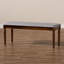 Polyester Blend Upholstered Bench-1615121031-1615121024