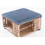 Krugerville 82cm Wide Square Tartan Ottoman with Storage