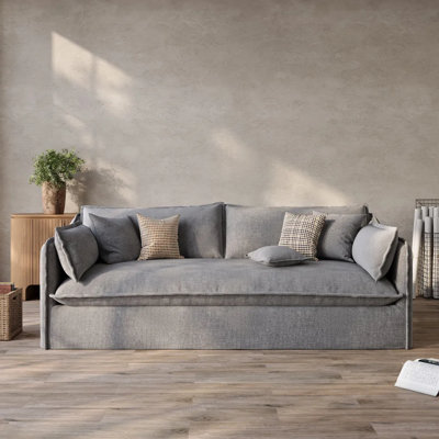 Luna-Beige Sofa With Removable Covers