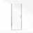 32"x 72" H Semi-Frameless Pivot Shower Door with  1/4 inch(6mm) Clear Tempered Glass And Handle,Chrome-124870116