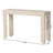 Hedya Floral Capiz Shell Console Table with Scalloped Detailing
