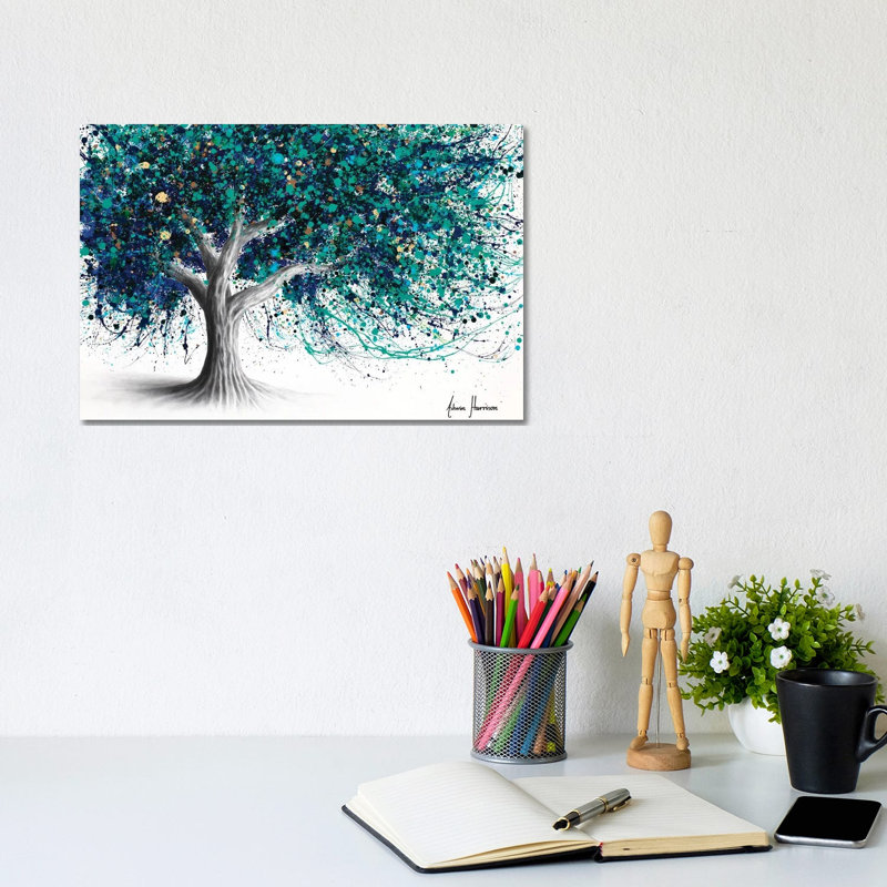 Peacock Park Tree- Gallery-Wrapped Canvas Giclée