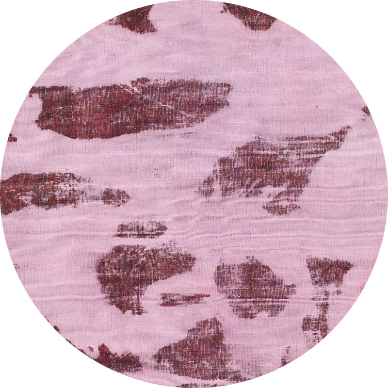 Abstract Indoor Rug, Round 8'