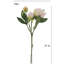 Artificial Light Pink Peony Stems
