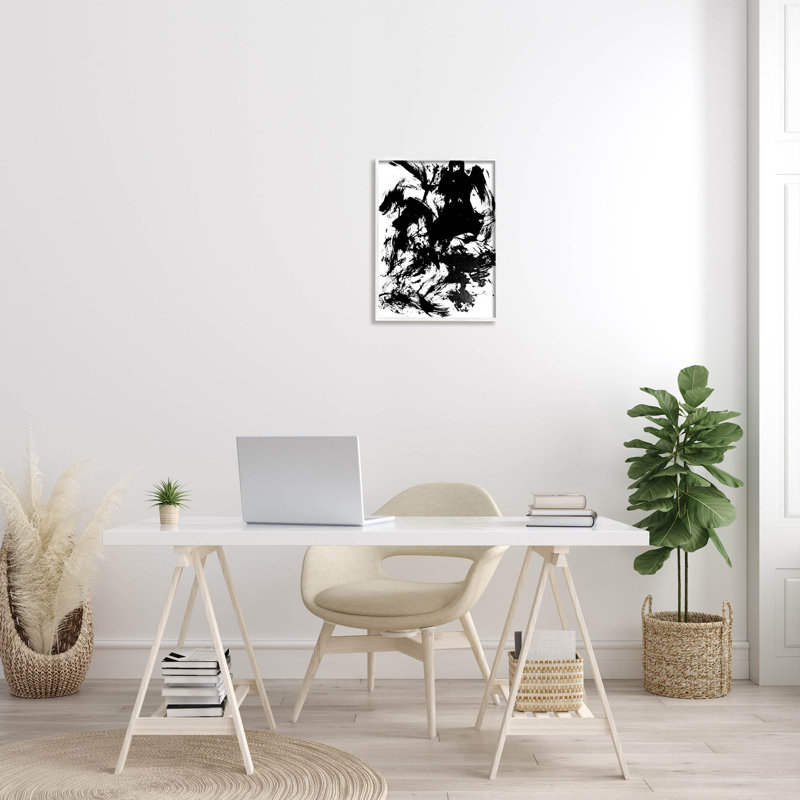 Art contemporain, estampe numérique encadrée par Allan Friedlander, H 20 po x l 16 po x P 1,5 po
