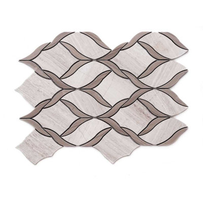 Santorini 1" x 1" Marble Mosaic Floor and Wall Tile
