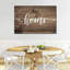 Impression sur toile Home Typographie-1661583546