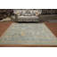 Tapis bleu à motif végétal Ziegler 8x8