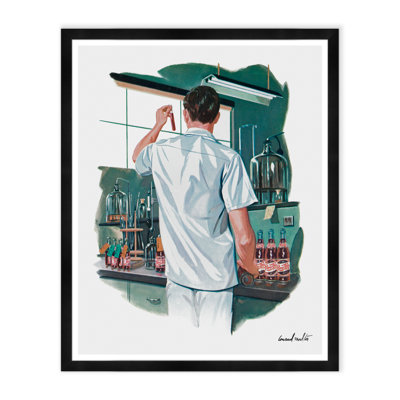 Pepsi Cola Lab Framed Print