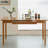 Burlywood Rectangular Solid Wood Dining table