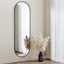 Lottie Oval Metal Framed Wall Mounted Full Length Mirror-1460358052-1420447733