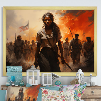 Liberté afro-américaine sur toile