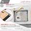 STYLISH 22 inch Workstation Single Bowl Undermount 16G Kitchen Sink with Built in Accessories-131085264-131085268