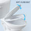 Toilette allongée deux pièces avec chasse latérale - 1,28 GPF, certifié CUPC, conception moderne