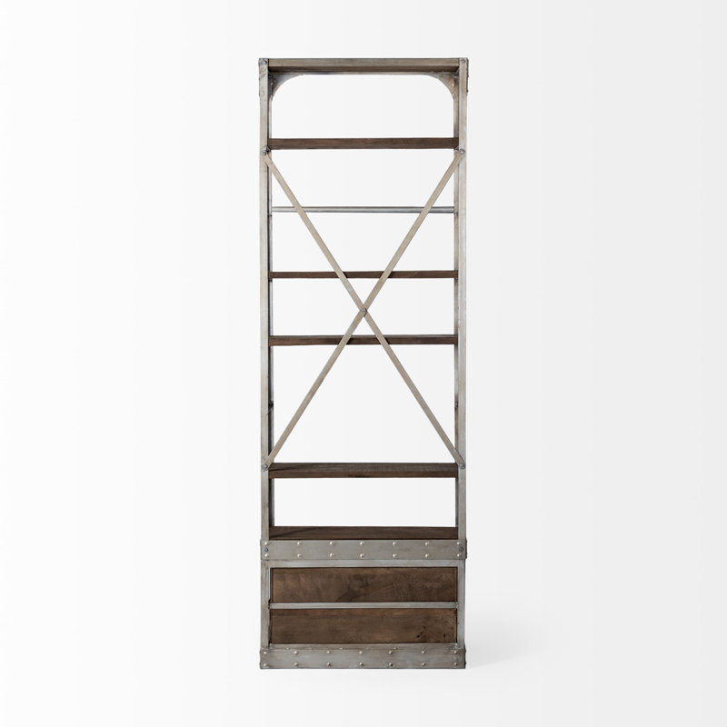Brodie Bookcase, Silver