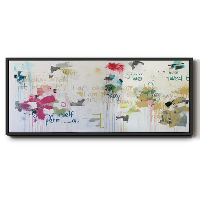 «I'm Okay V», toile encadrée