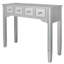 Holmfirth 100cm Glass Top Console Table
