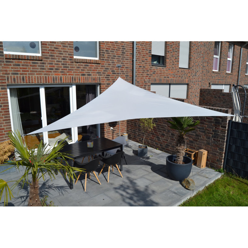 Nonatum 3.6m x 3.6m Triangle Shade Sail, Grey