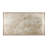 44" Champagne And Metal Rectangular Coffee Table
