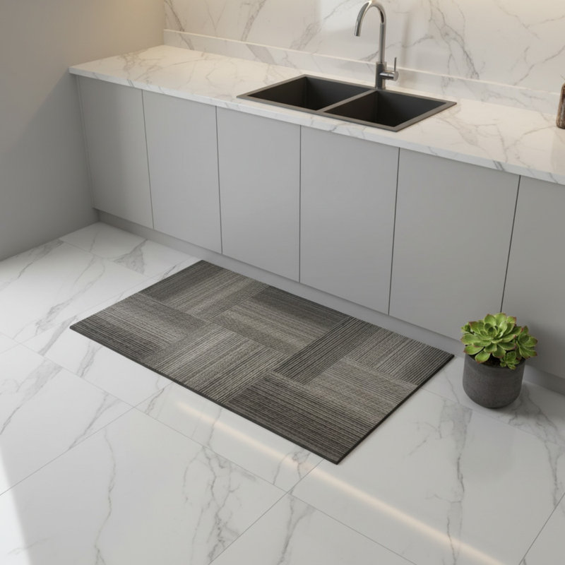 Tapis de salle de bain en pierre Diatomaceous Earth