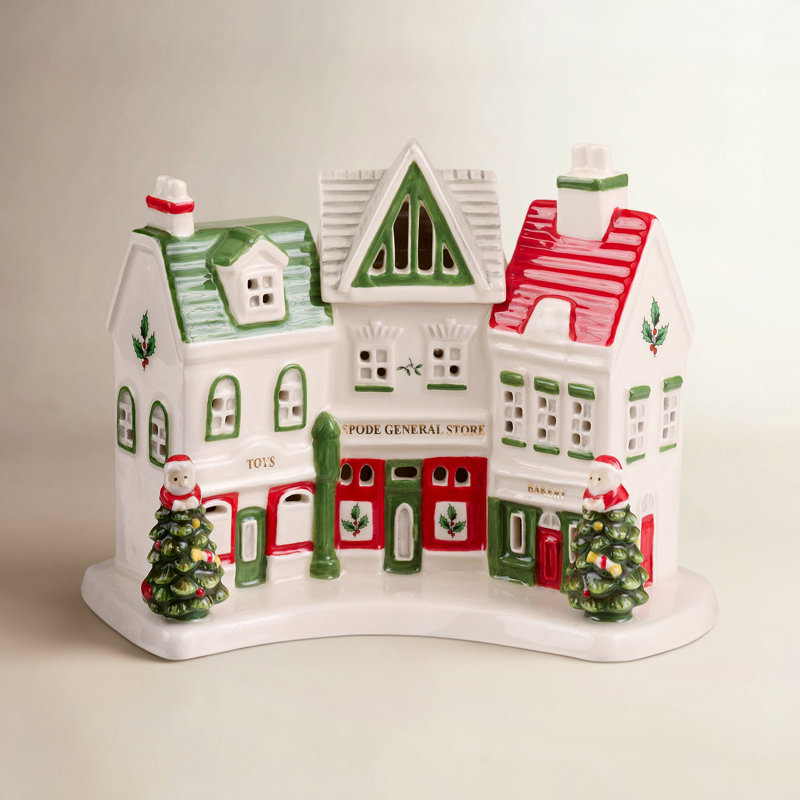 Village de sapins de Noël Spode