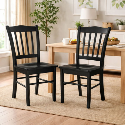 Weldy 18'' H Solid Wood Side Chair