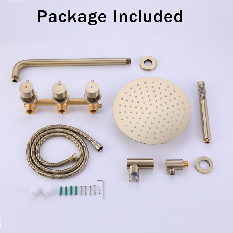 Complete Shower System with Rough in-Valve