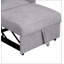 Fauteuil convertible en chenille avec dossier réglable, chaise longue multifonctionnelle pour le salon et les invités, gris-612442634