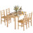 4-Person Rectangular Dining Set-1831774398