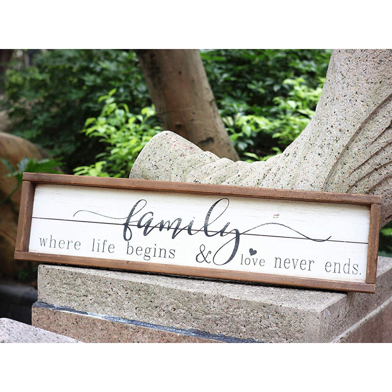 Décor Décoration murale «Family Where Life Begins»