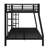 Space-Efficient Metal Bunk Bed With Silent Support System – Durable, Modern Solution For Teenagers And Adult Bedrooms