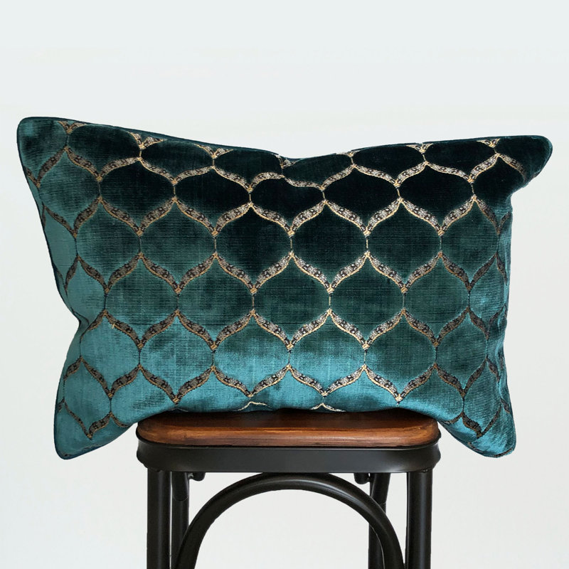 Lumbar Pillow Cover & Insert, Cerulean
