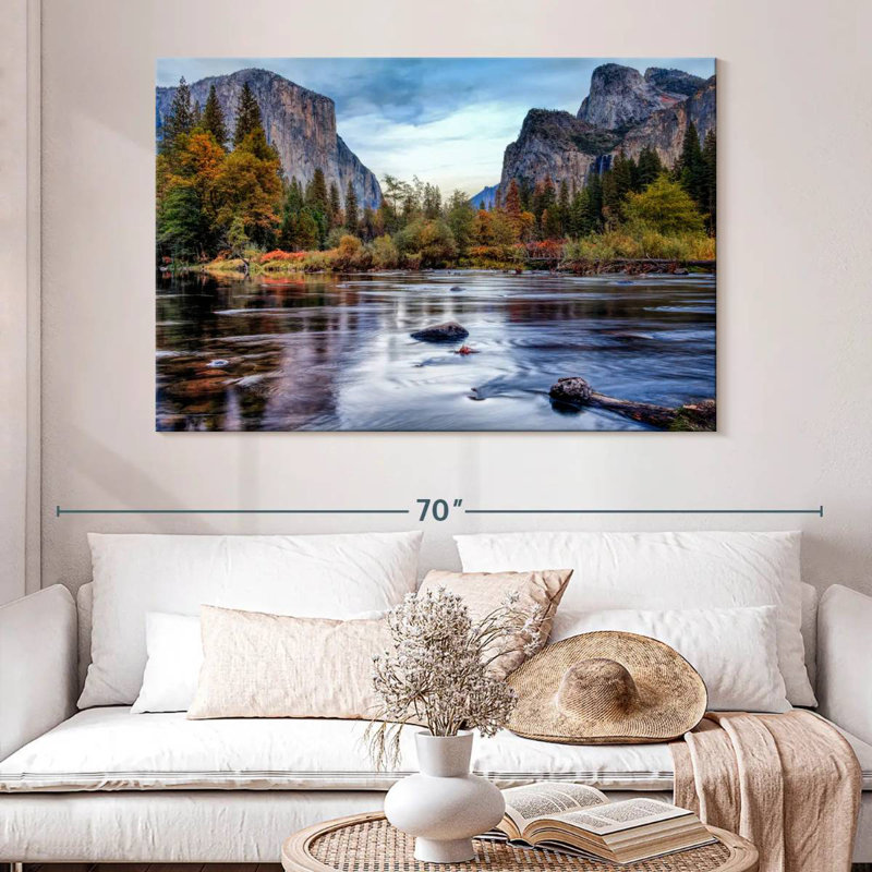 Alvord Still Merced River, 34" H x 51" W
