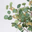 35" H Spring Summer Eucalyptus Blossoms Cluster Bush Stem For Vase Filler