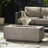 40,000 Concrete Outdoor Heater, 41.13" W X 19.31" D 15.09" H, Dark Grey, Modern, Lightweight, No Assembly 40" Grey Fire Pit, , Assembly, Rectangular Shape-1135436198