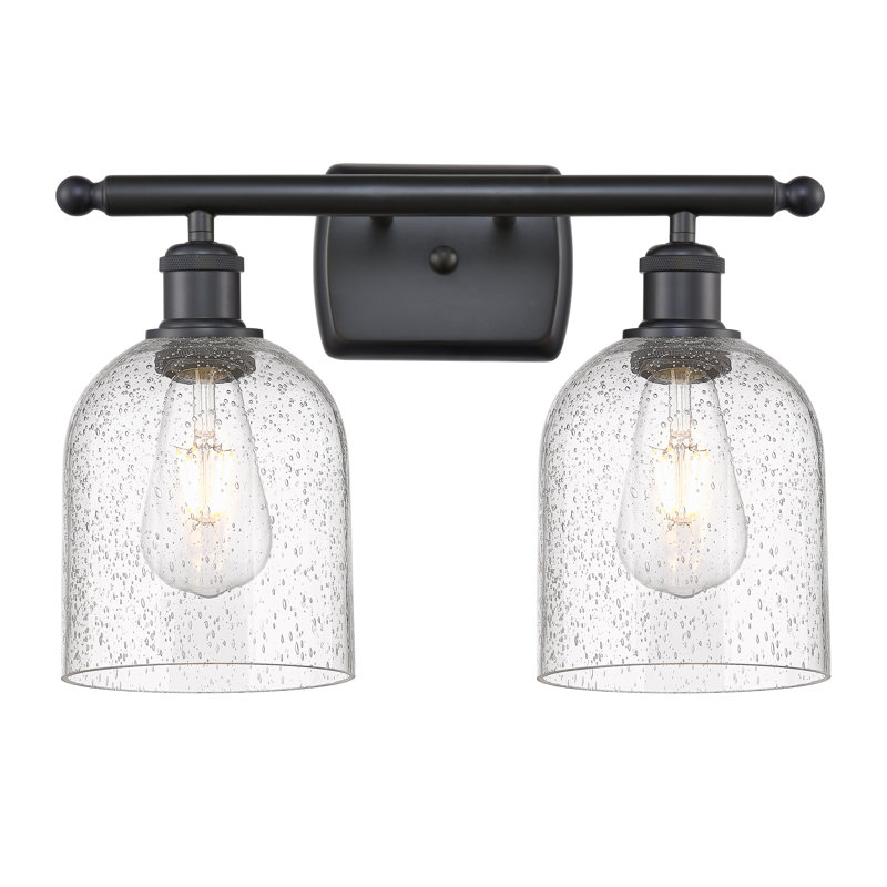 Allysson 2 - Light Dimmable Vanity Light, Seedy, Matte Black