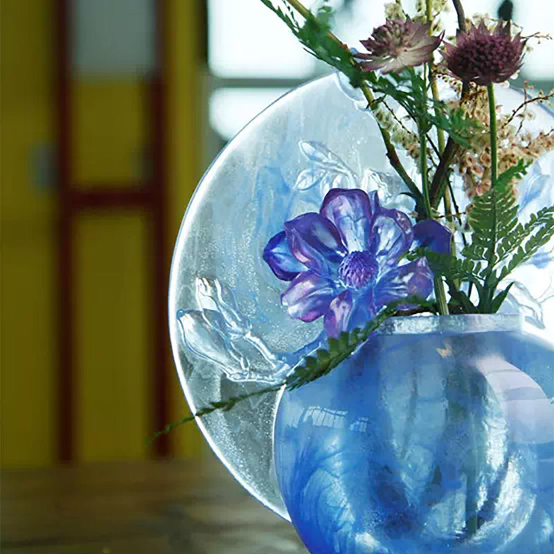 A Peaceful Existence World of Beautiful Compassion Magnolia Flower Sculpture