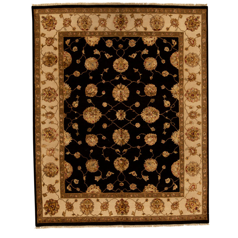 Tapis rectangulaire noué à la main