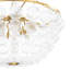 Lustre sphérique en verre tourbillonnant 12 lumières