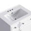 Armoire de meuble-lavabo 24 po avec lavabo en céramique, 2 tiroirs, 1 porte-275950236-275950237