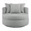 Fauteuil demi-tonneau surdimensionné Mindy