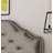 Queen Size Tufted Upholstered Headboard - Solid Wood Frame with Durable Metal Legs, Adjustable Height & Nailhead Trim, Modern Button Tufted Fabric Headboard-1734509509