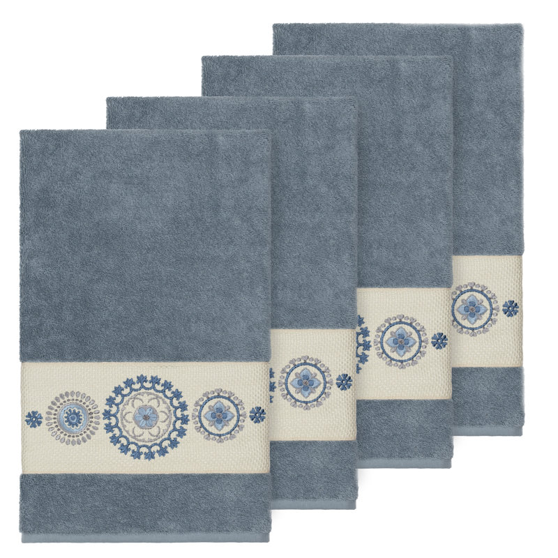 Isabelle Turkish Cotton Hand Towel, Teal